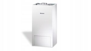 Piec Junkers dwufunkcyjny stalowy na gaz 24kW Grzejnik Kocioł 2F ZWR24 KE